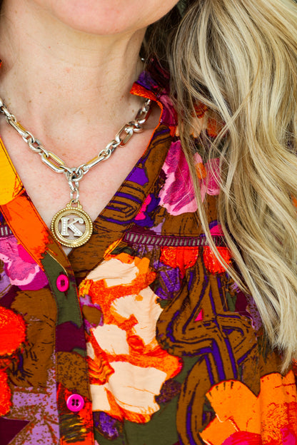 Jewel Tone Multi Blouse