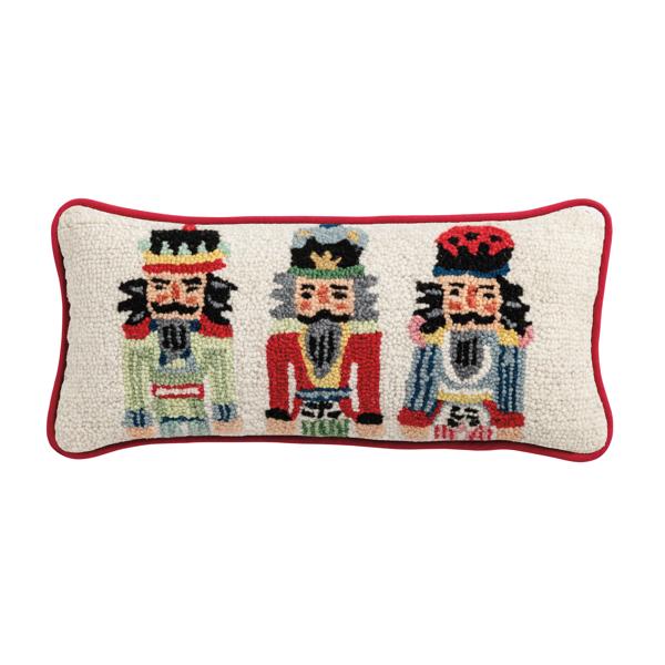 Nutcracker Lumbar Wool Pillow