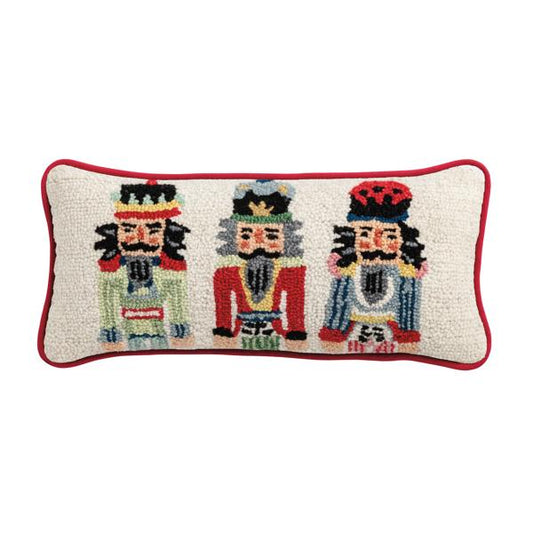 Nutcracker Lumbar Wool Pillow