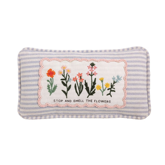 Embellished Bloom Pillow