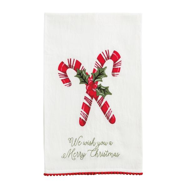 Candy Cane Cmas Printed Towel
