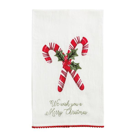 Candy Cane Cmas Printed Towel
