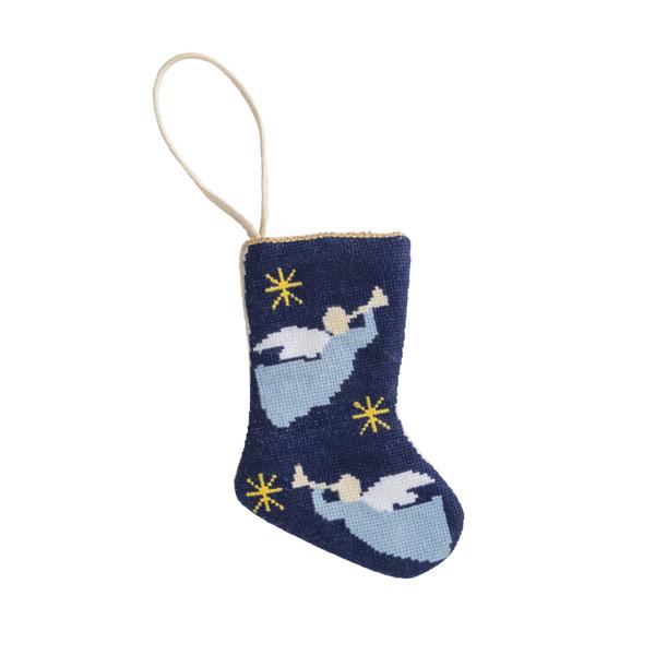Angel Needlepoint Stocking
