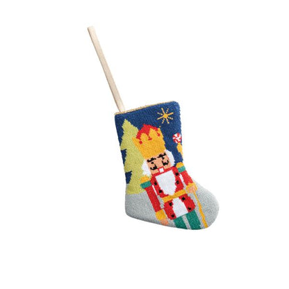 Nutcracker Needlepoint Stocking