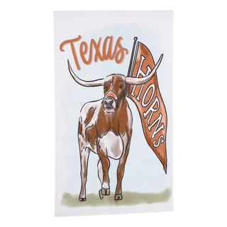 Longhorn Mascot Tea Towel