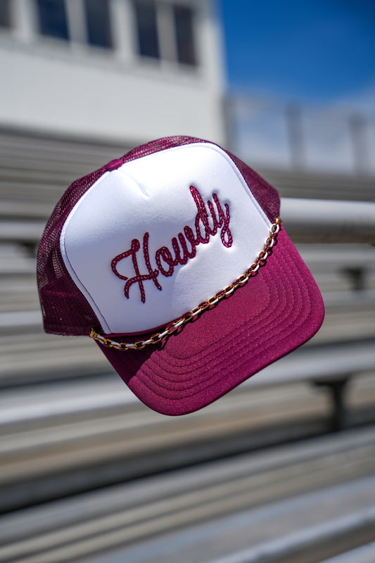Howdy Embroidered/Embellished Hat