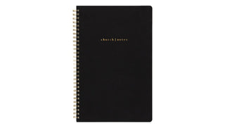 Church Notes Black Notebook