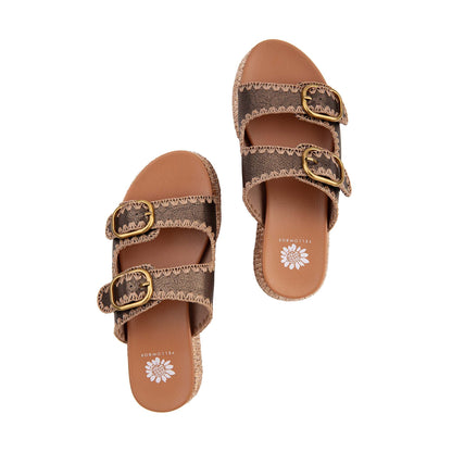 Yellow Box Herana Bronze Sandal