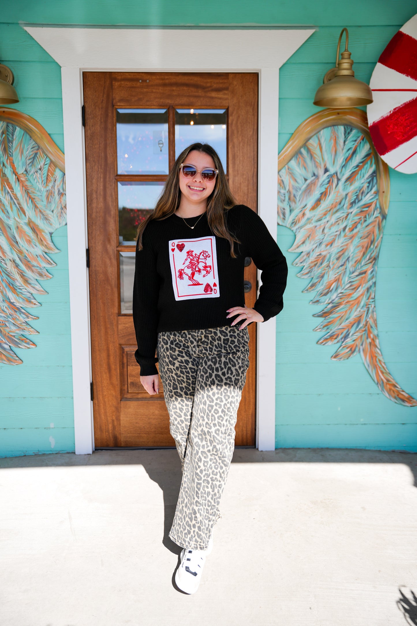 Layerz Rosie Bronc SweetHeart  Sweater