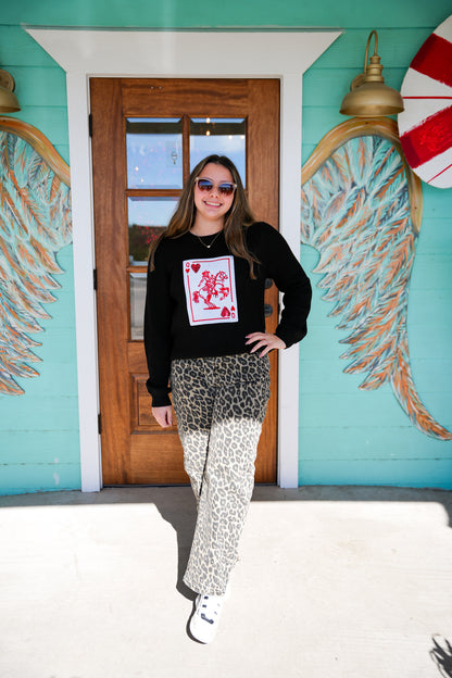 Layerz Rosie Bronc SweetHeart  Sweater