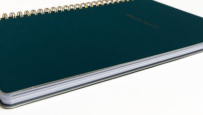 Church Notes - Peacock Navy Notebook