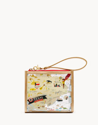 Spartina Clear Beach Wristlet Texas