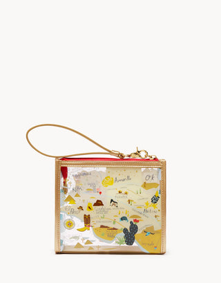 Spartina Clear Beach Wristlet Texas