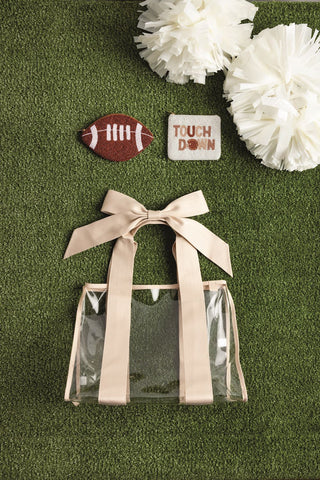 Stadium Bow Clear Tote
