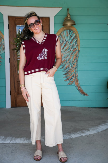 Queen of Sparkles Texas A&M Mascot Vest