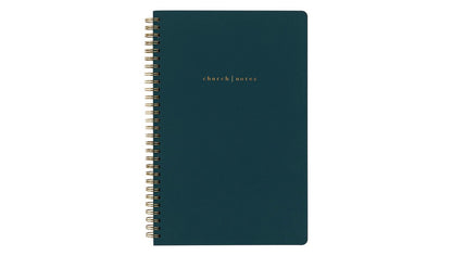 Church Notes - Peacock Navy Notebook