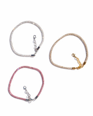 ROCKNOT Pink Anklet 9"