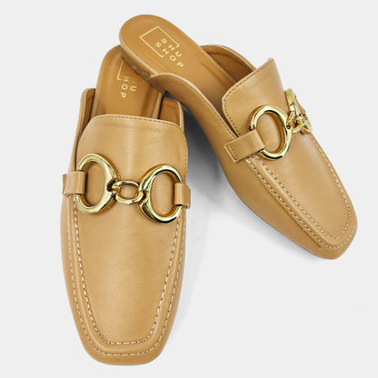 ShuShop Andromeda Camel Slip On Loafer