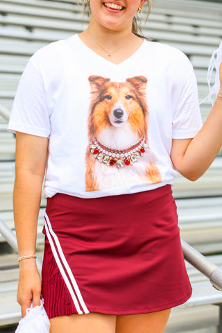 Collie Bling Collar Tee