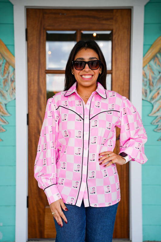 Layerz Jesse Pink Top