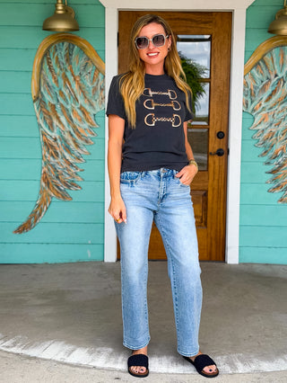 Horse Snaffle Bit Graphic Tee
