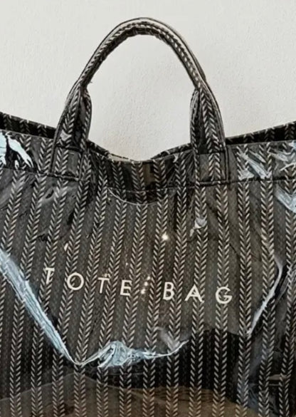 Black Pattern TOTE BAG