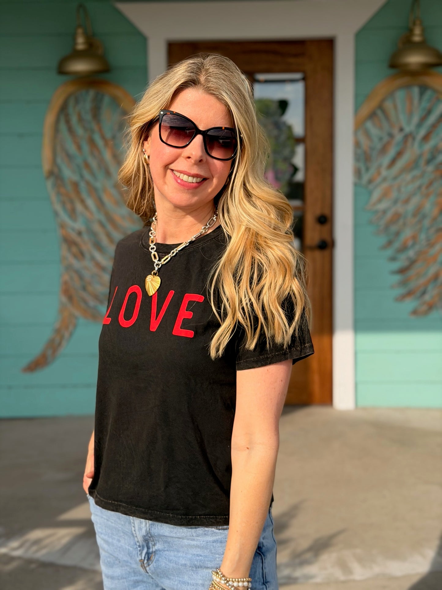 LOVE Mineral Black Tee