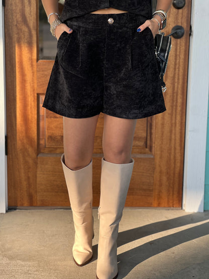 Kami Black Shorts