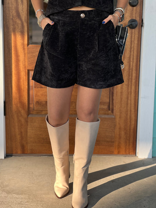 Kami Black Shorts