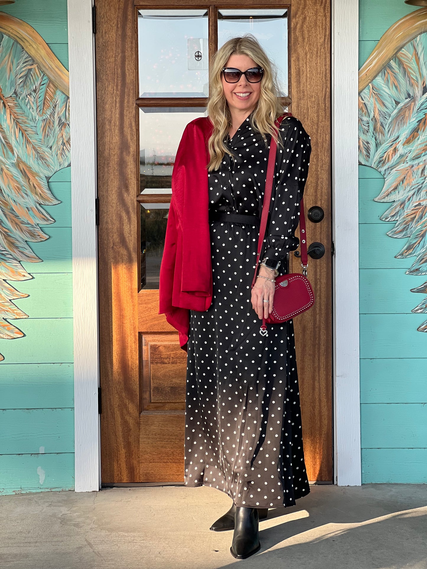 Black Polka Dot Skirt