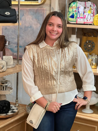 Caitlyn White Button Down