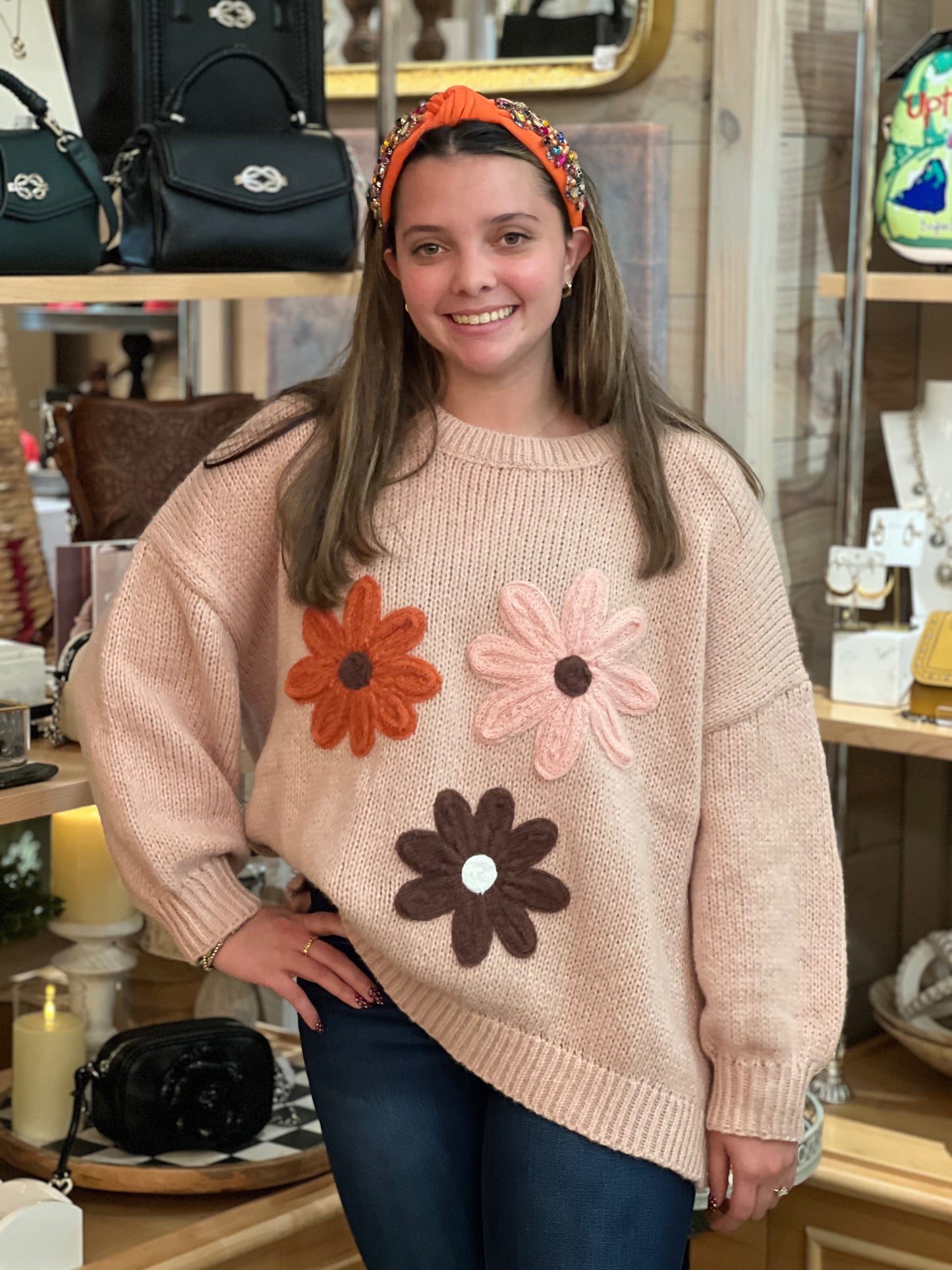 Farley Floral Sweater