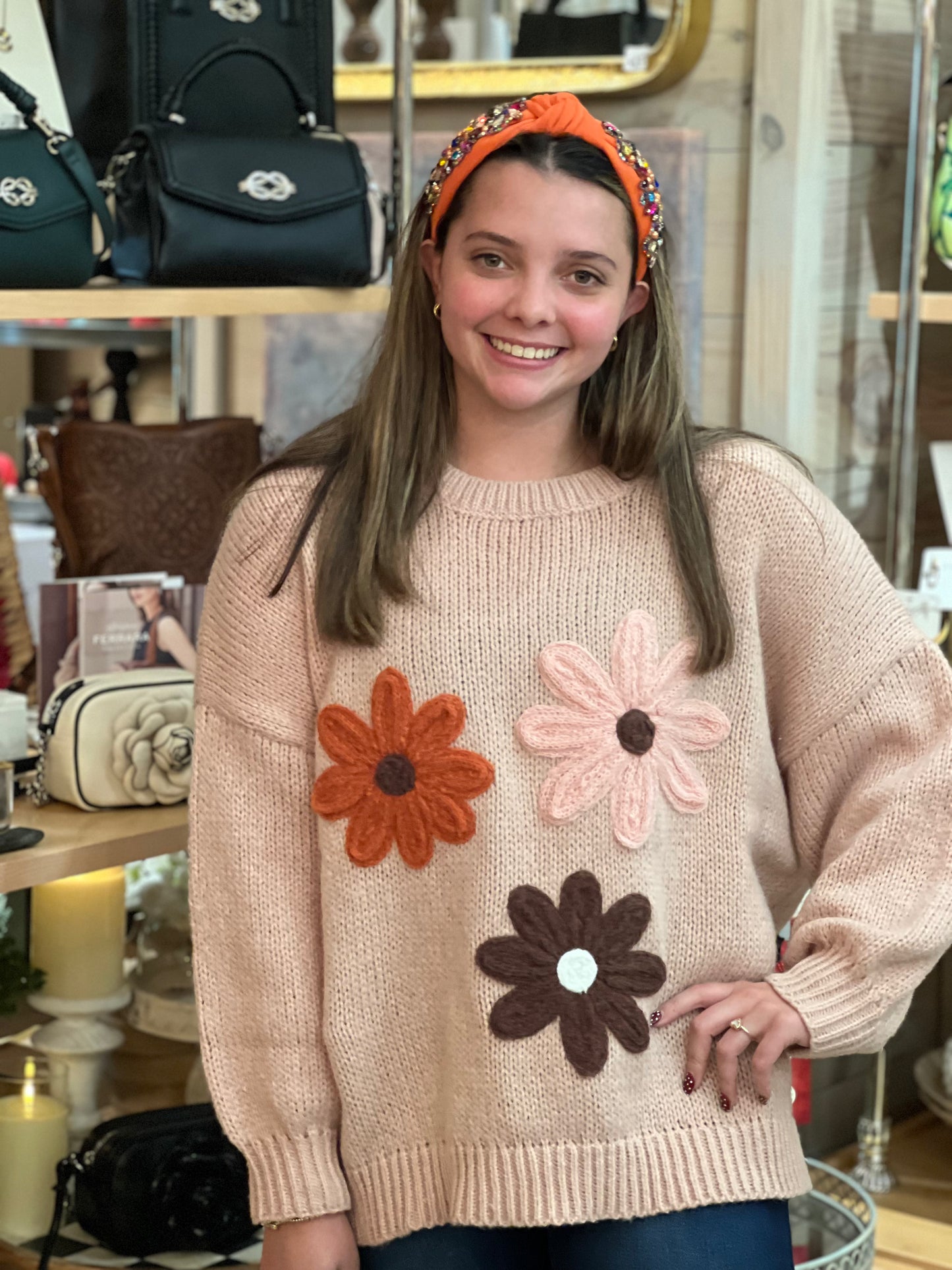 Farley Floral Sweater