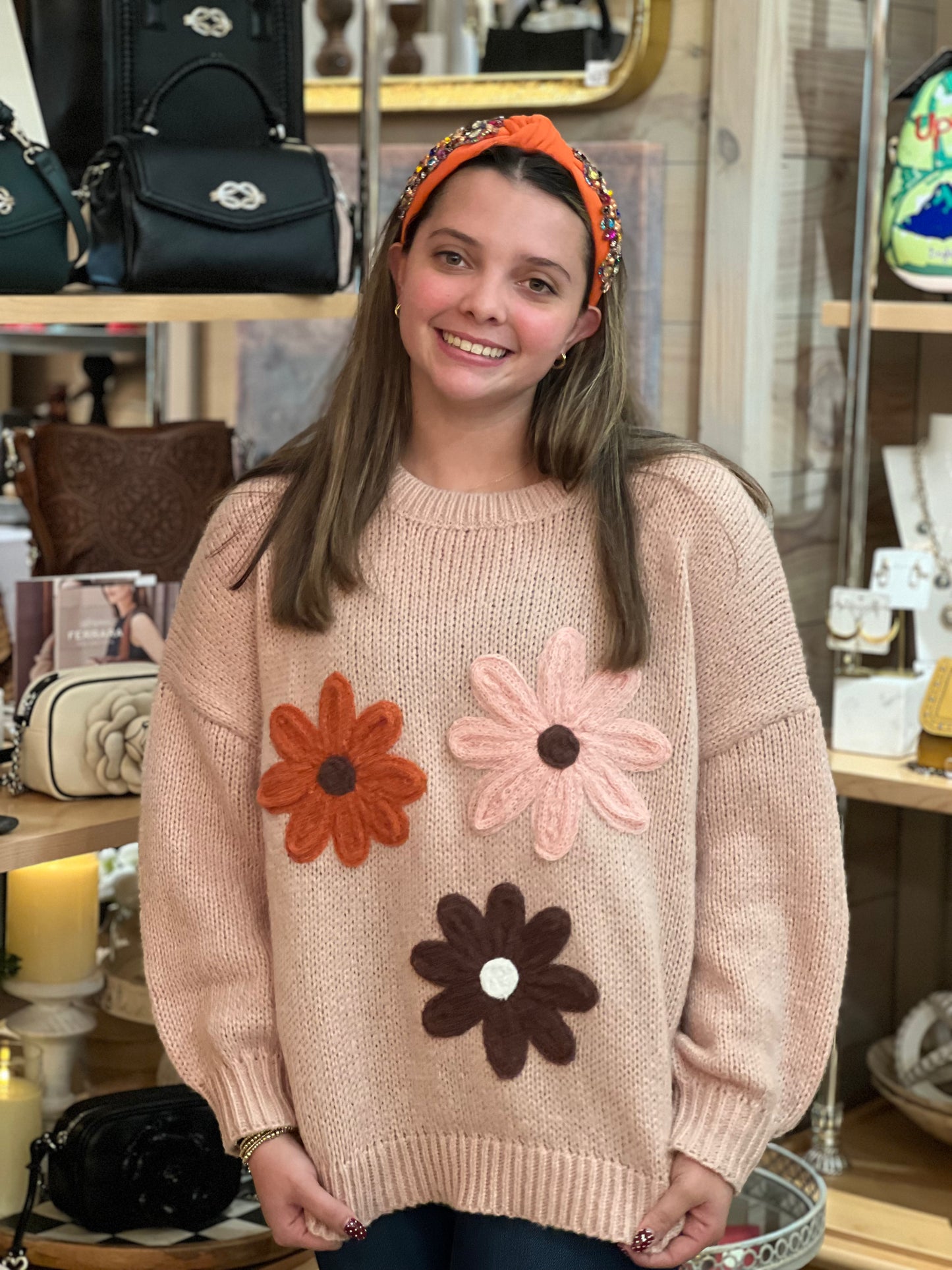 Farley Floral Sweater