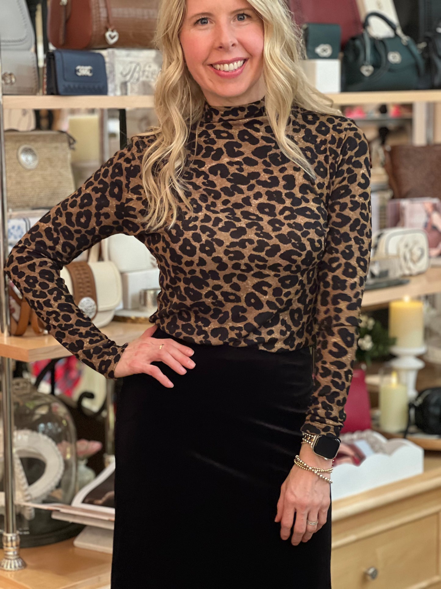 Leopard Print Chloe Top