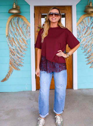 Risen Slouchy Barrel Cuffed Denim