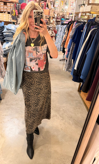 Charcoal Western Graphic Tee