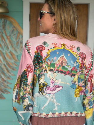 Queen of Sparkles Nutcracker Ballet Scene Cardigan