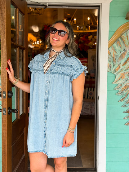 Denim Tencel Callista Dress