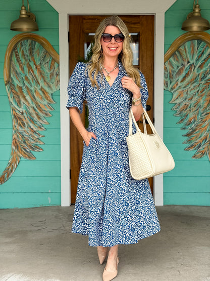 Aryeh Royal Bruan Bubble Sleeve Dress
