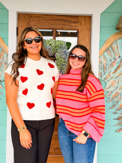 Pink Quinnie Turtleneck Sweater