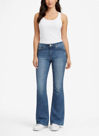 1822 Denim 30" MR Slim Boot Raw Hem Jeans