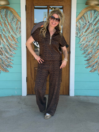 Gala Leopard Knit Top