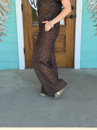 MonaLisa Leopard Knit Pants