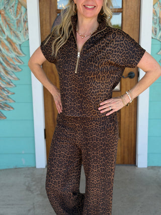 Gala Leopard Knit Top
