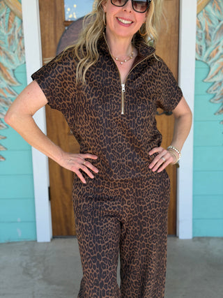 Gala Leopard Knit Top
