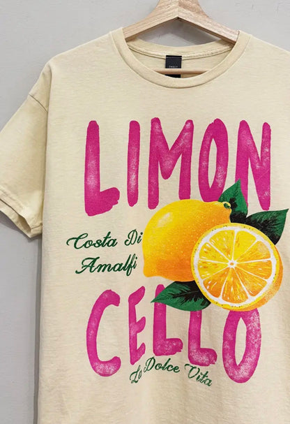Limoncello Amalfi Vanilla Oversized Tee