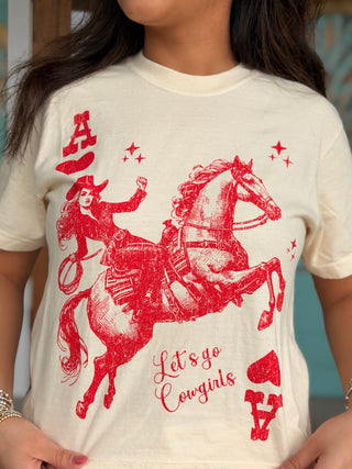 Cowgirl Playing Card Tee