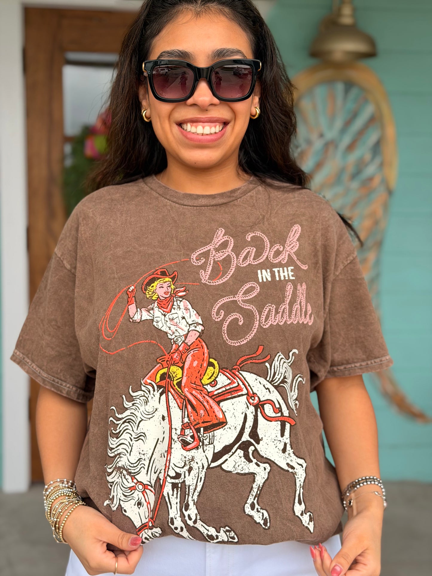 Back in the Saddle Mineral Coffee Tee