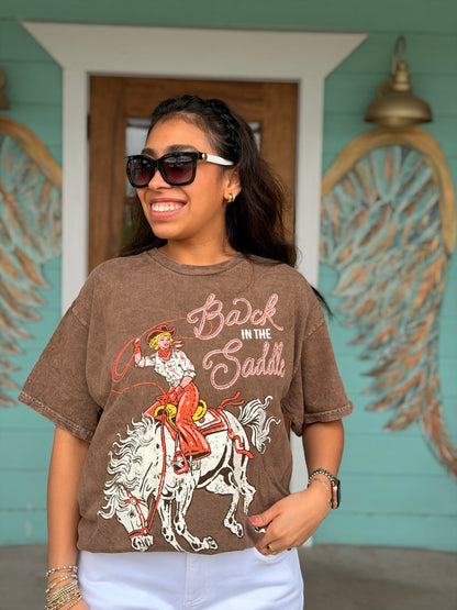 Back in the Saddle Mineral Coffee Tee